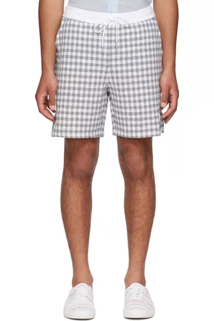 Thom Browne Men Shorts - Gray Summer Shorts