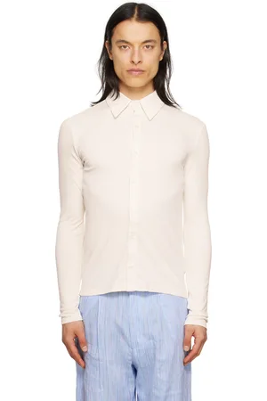 Carlota Barrera Beige Buttoned Shirt