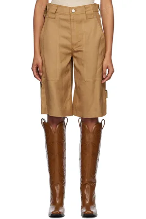 Stella McCartney Tan Paneled Shorts