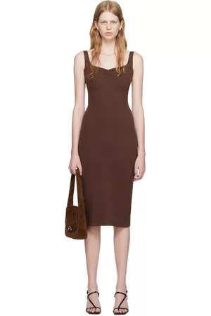 Gil Rodriguez Women Midi Dresses - Brown Corazon Midi Dress