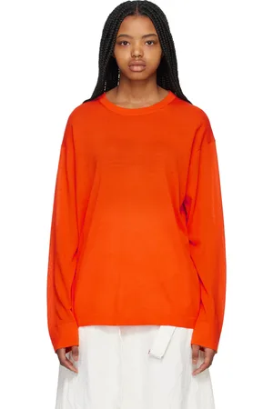 STUDIO NICHOLSON Orange Zuka Sweater