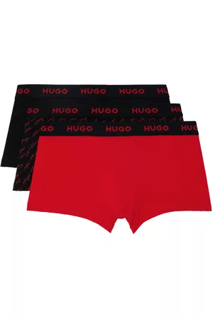 HUGO BOSS Men Briefs - Three-Pack Multicolor Graphic Boxers