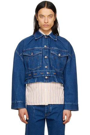 MERYLL ROGGE Cropped Denim Jacket