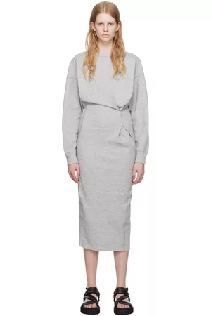 Isabel Marant Women Midi Dresses - Gray Meg Midi Dress