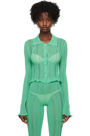 Marco Rambaldi Green Rolled Edge Shirt