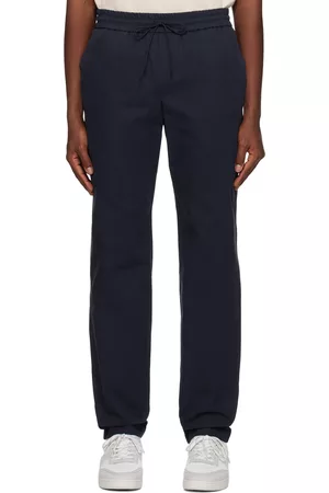 A.P.C. Men Pants - Navy New Kaplan Trousers