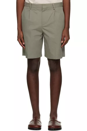 A.P.C. Men Shorts - Khaki Terry Shorts