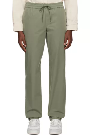 A.P.C. Men Pants - Khaki New Kaplan Trousers