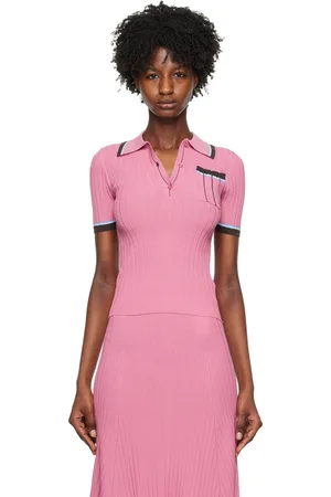 REMAIN Birger Christensen Pink Refined Polo