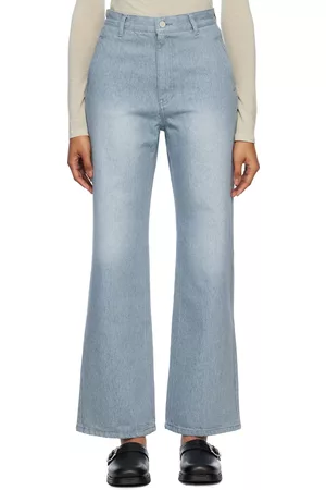 AMOMENTO Women Bootcut & Flares - Blue Flared Jeans
