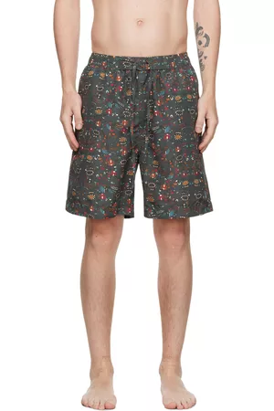 Isabel Marant Men Shorts - Gray Hydra Shorts