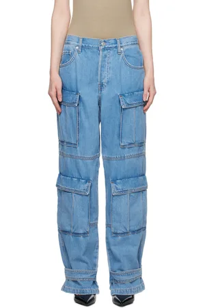 GRLFRND Blue Lex Cargo Jeans