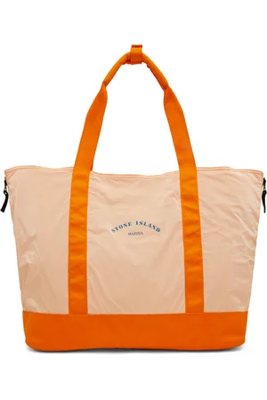Stone Island Orange Prismatico Tote