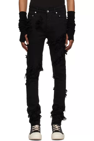 Rick Owens Men Jeans - Black Tyrone Cut Jeans