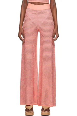 REMAIN Birger Christensen Orange Striped Lounge Pants