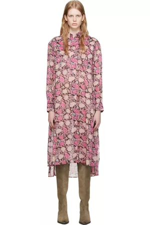 Isabel Marant Women Midi Dresses - Multicolor Eliane Midi Dress