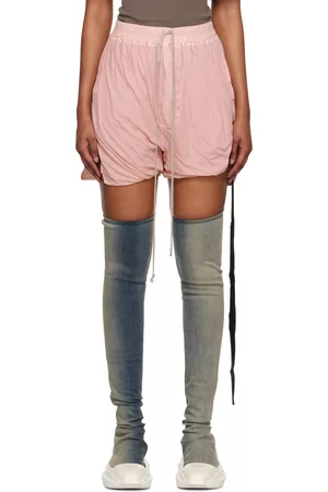 Rick Owens Women Shorts - Pink Phleg Shorts