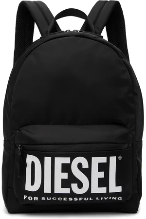 Diesel Rucksacks - Kids Black Printed Backpack