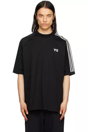 Y-3 Men T-shirts - Black 3-Stripes T-Shirt