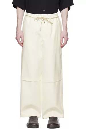 Emporio Armani Men Pants - White Double Trousers