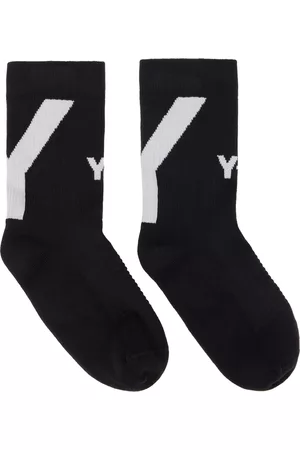 Y-3 Men Socks - Black Hi Socks