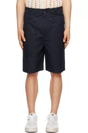 Isabel Marant Men Shorts - Navy Kilano Shorts