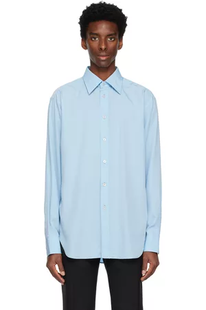 Tom Ford Men Shirts - Blue Buttoned Shirt