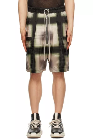 Rick Owens Men Shorts - Green Cargobela Shorts