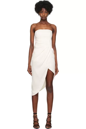 GAUGE81 Women Midi Dresses - White Lica Midi Dress