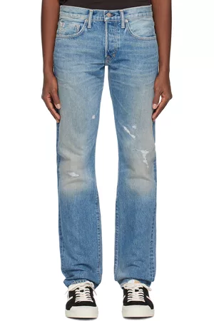 Tom Ford Men Slim - Blue Slim-Fit Jeans