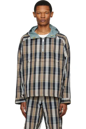 Pop Trading Company Brown & Blue Paul Smith Edition Reversible Jacket