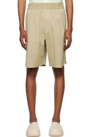 Bottega Veneta Khaki Embroidered Shorts