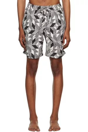 Isabel Marant Men Swim Shorts - Black Hydra Swim Shorts