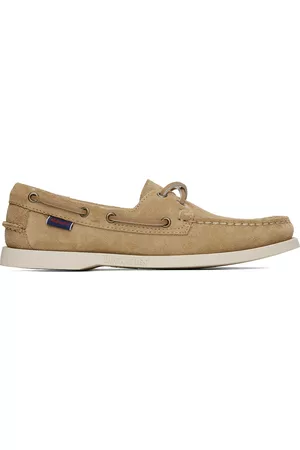 SEBAGO Men Shoes - Beige Portland Flesh Out Boat Shoes