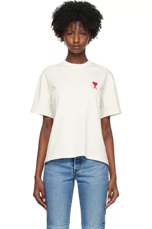 Ami Women T-shirts - White Ami de Cœur T-Shirt