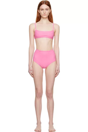 Lido Women High Waisted Bikinis - Pink Undici High Waist Bikini
