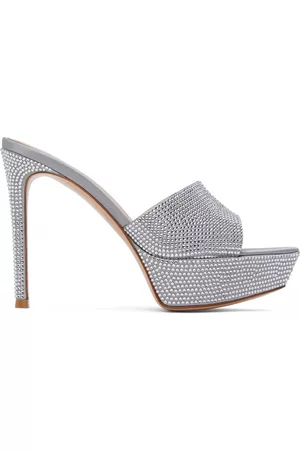 Gianvito Rossi Crystal Tracey Heeled Sandals