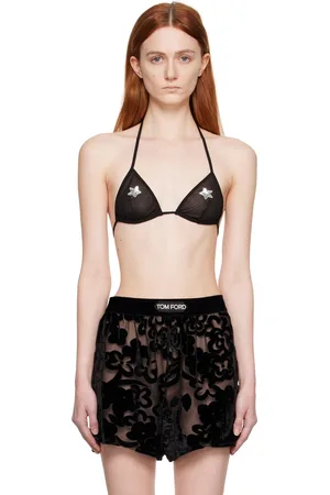 Tom Ford Black Sequinned Bra