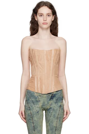 KNWLS Pink Daith Suede Camisole
