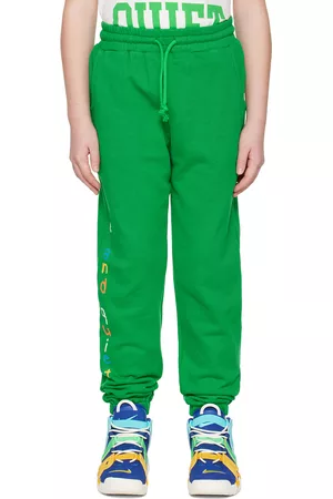 Museum Of Peace & Quiet Pants - SSENSE Exclusive Kids Green Lounge Pants