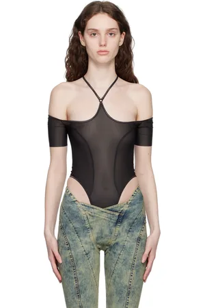 KNWLS Gray CHK Bodysuit