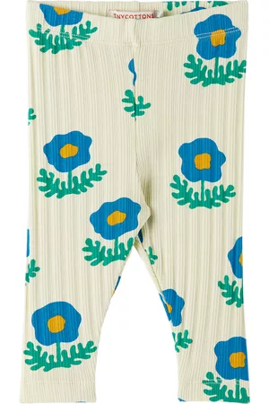 Tiny Cottons Baby Leggings - Baby Yellow Violet Leggings