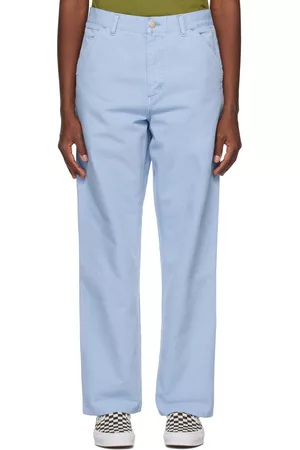 Carhartt Men Pants - Blue Single Knee Trousers