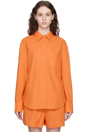 The Frankie Shop Orange Lui Shirt