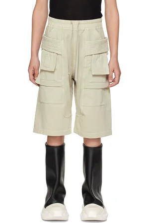 Rick Owens Kids Beige Pods Shorts