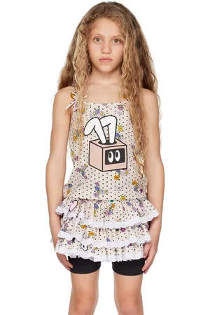 NZKidzzz Kids Beige Polka Dot Camisole