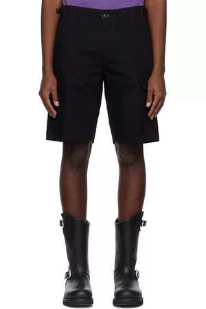 Carhartt Men Shorts - Black Aviation Shorts