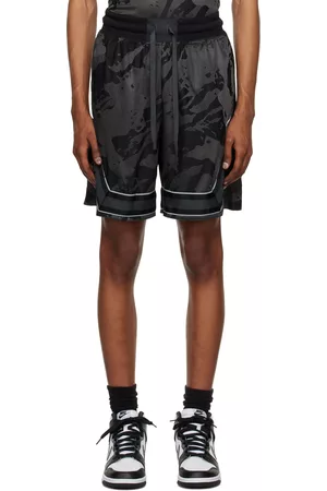 Nike & Gray Embroidered Shorts