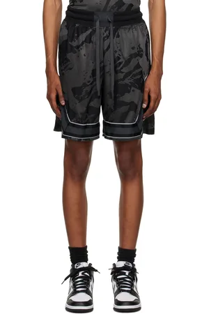 Nike & Gray Embroidered Shorts