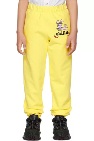 NZKidzzz Pants - Kids Yellow 'Chillin' Lounge Pants